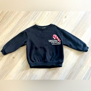 ZARA Boys Christmas Sweatshirt/3-4